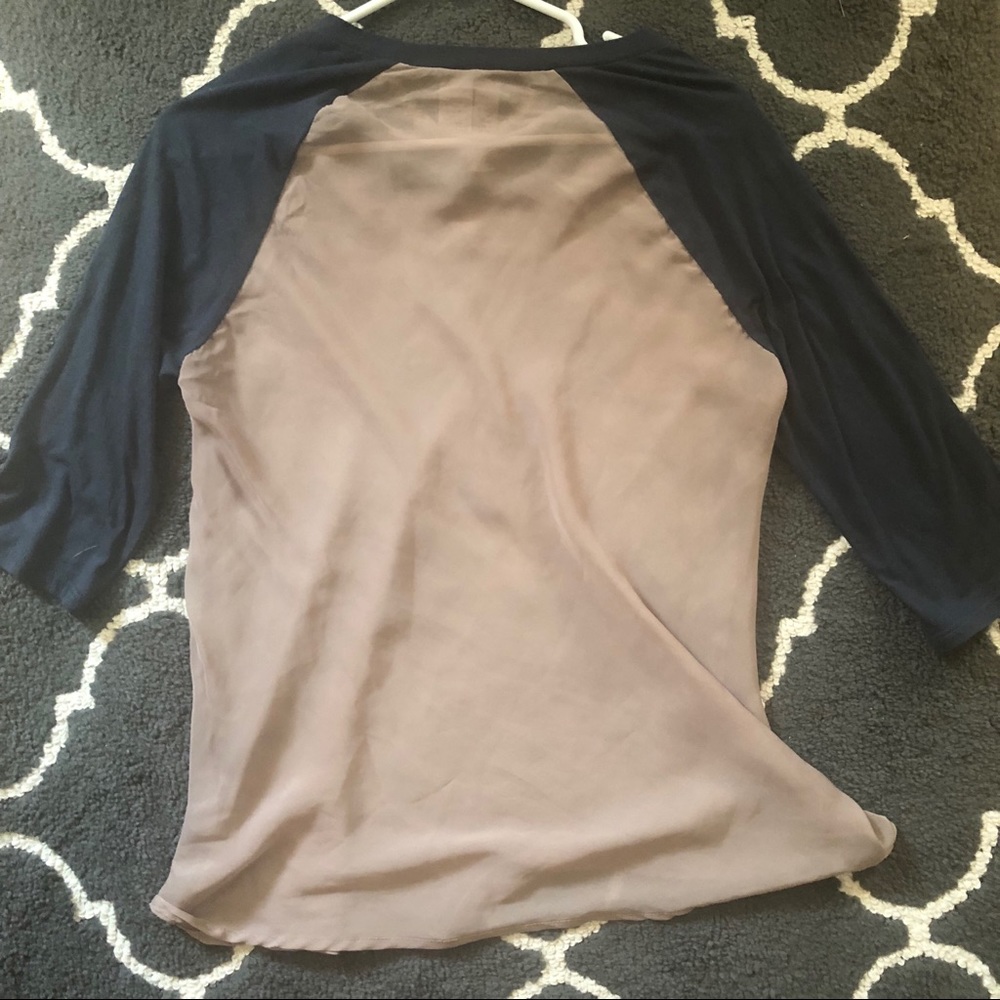 BKE Partially-Sheer Raglan Top - Picture 3 of 3